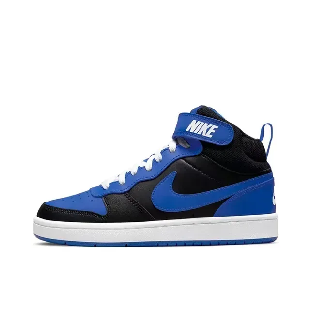 Nike White Green Low-Mid Top Strap Closure Lifestyle Sneakers 5