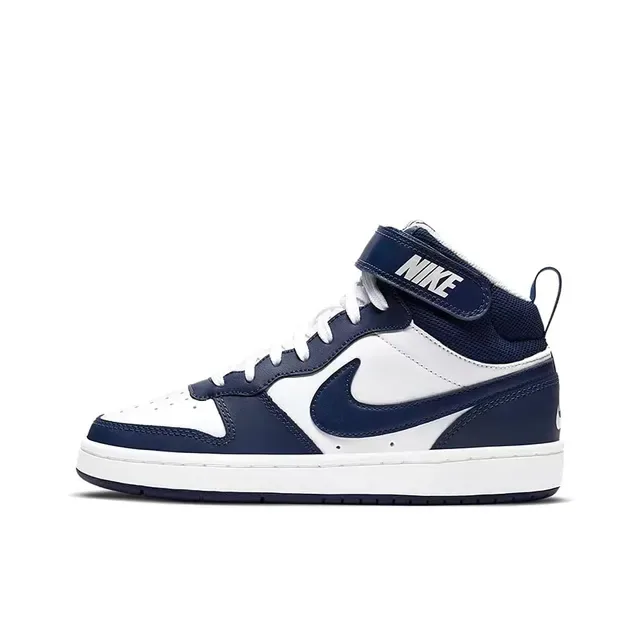 Nike White Green Low-Mid Top Strap Closure Lifestyle Sneakers 6