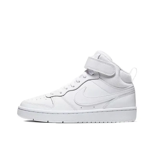 Nike White Green Low-Mid Top Strap Closure Lifestyle Sneakers 7