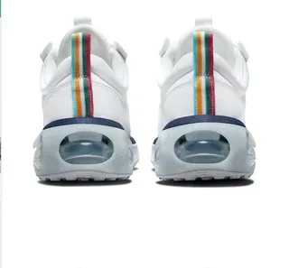 Nike branco rosa navy Air Cushion tênis de corrida 4