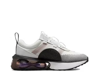 Nike White Pink Perforated Mesh Upper Translucent Visible Air Unit Lifestyle Sneakers 2