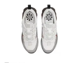 Nike White Pink Perforated Mesh Upper Translucent Visible Air Unit Lifestyle Sneakers 4