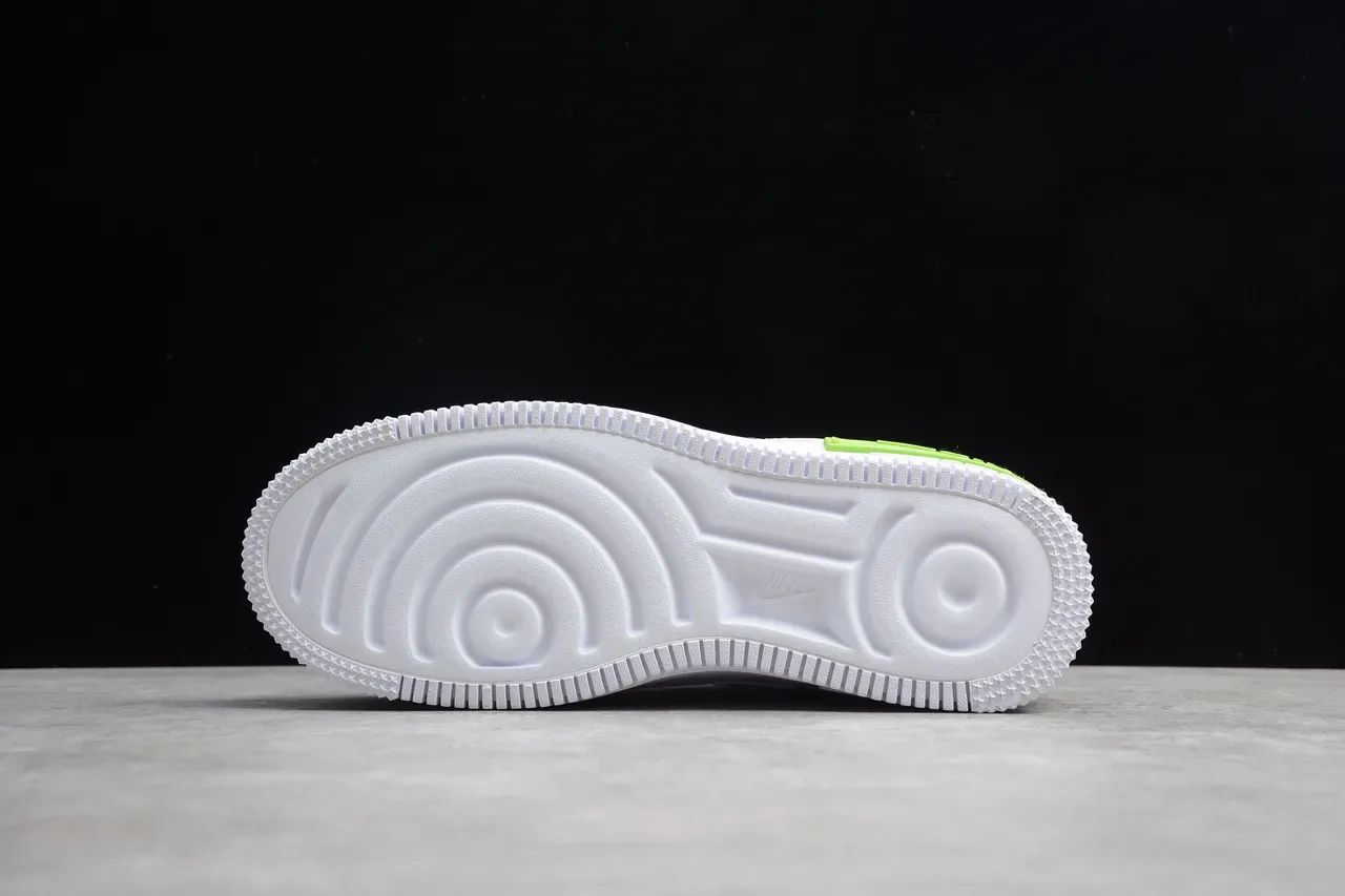 Nike White Pink Platform Sole Layered Color-Block Upper Lifestyle Sneakers 3