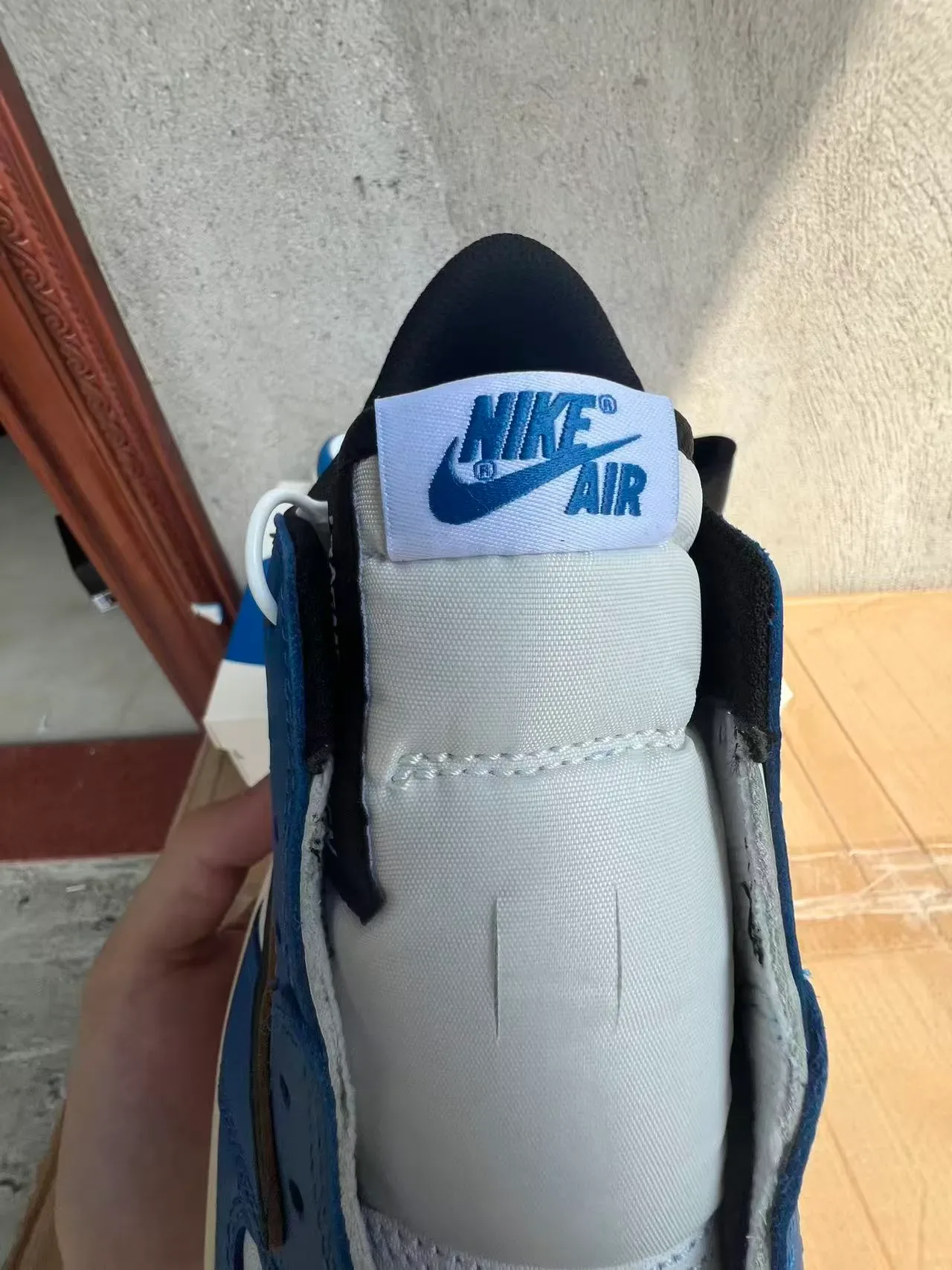 Nike x Cactus Jack x Fragment Design Air Jordan 1 Royal Lifestyle Sneakers 4
