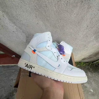 Nike x Off-White Air Jordan 1 'Off-White' High-Top Basketball Shoes