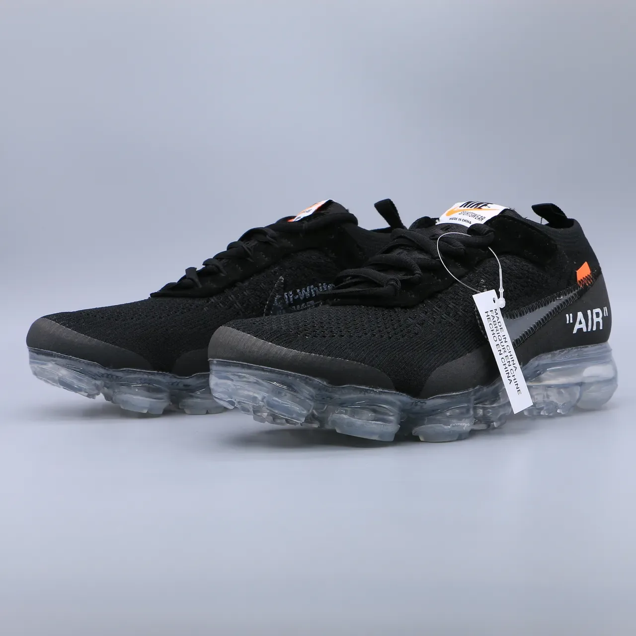 Nike x Off-White Air VaporMax Sneakers Lifestyle Noir Transparent 8