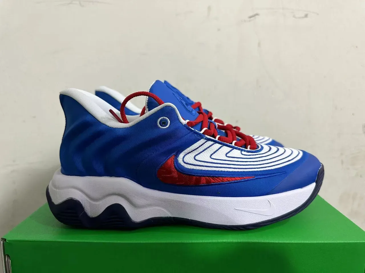 Nike Zoom 2K Blue Red White Chunky Wavy Midsole Lifestyle Sneakers 4