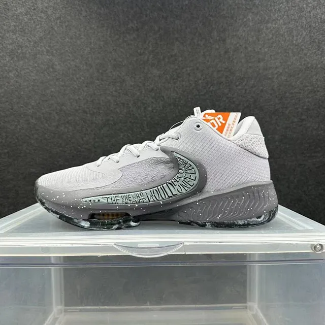 Nike Zoom 2K Gray Black Mesh Upper Sculpted Midsole Basketball Shoes 2