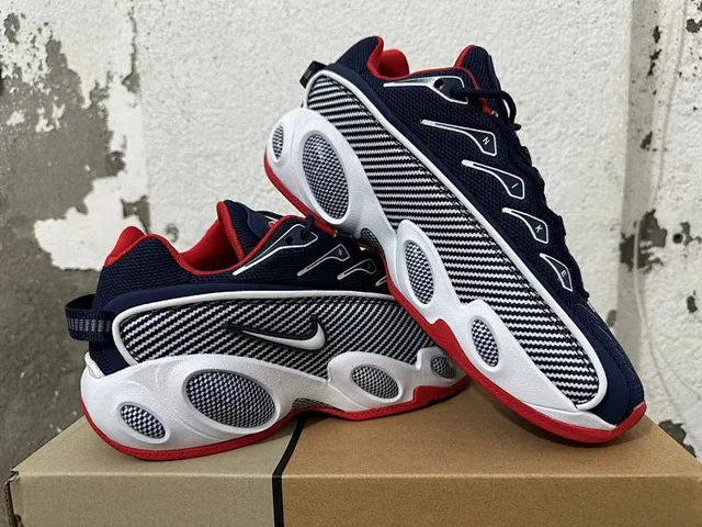 Nike Zoom Flight 95 Navy Red White Chunky Sneakers 2
