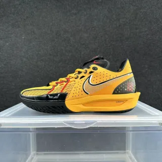 Nike Zoom Freak पीला काला छिद्रित जाली बास्केटबॉल जूते