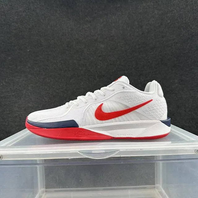 Nike Zoom GT Cut Branco Vermelho Azul-Marinho Tênis de Basquete 2