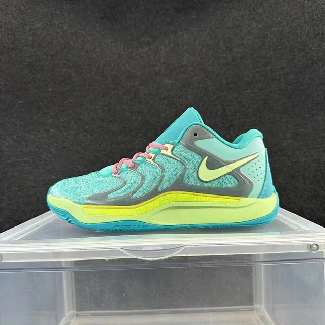 Nike Zoom Hyperfuse تركواز أخضر ليمون وردي أحذية كرة السلة 2