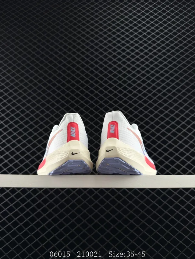 Nike Zoom Pegasus 39 White Red Blue Gradient Running Shoes 4