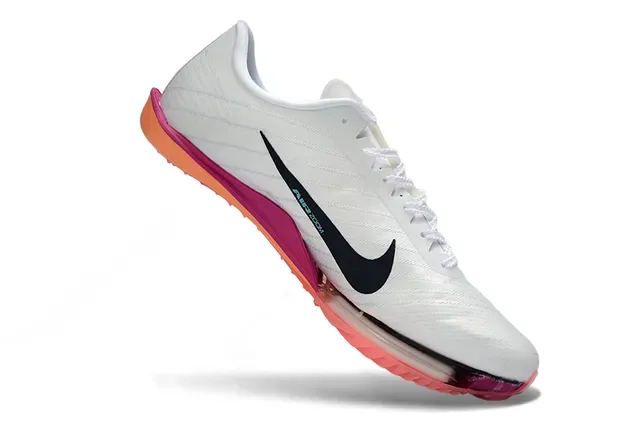 Nike Zoom Victory Flyweave Blanc Noir Rose Orange Chaussures de course 2