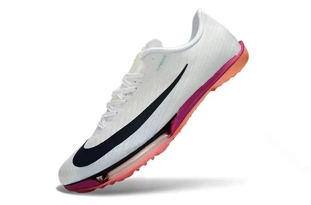 Nike Zoom Victory Flyweave Blanc Noir Rose Orange Chaussures de course 3