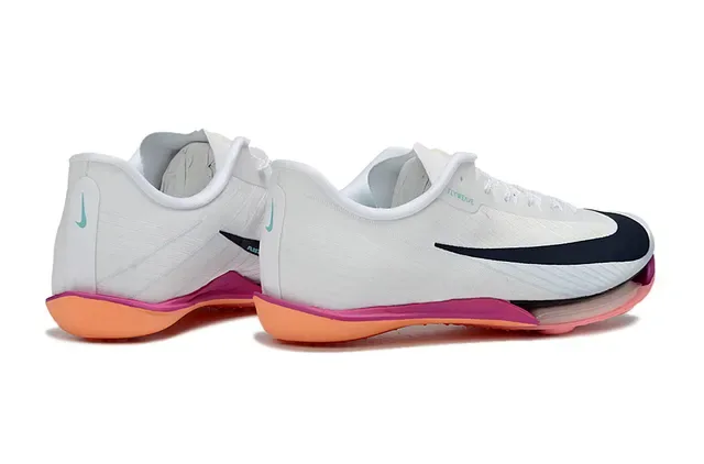 Nike Zoom Victory Flyweave Blanc Noir Rose Orange Chaussures de course 5