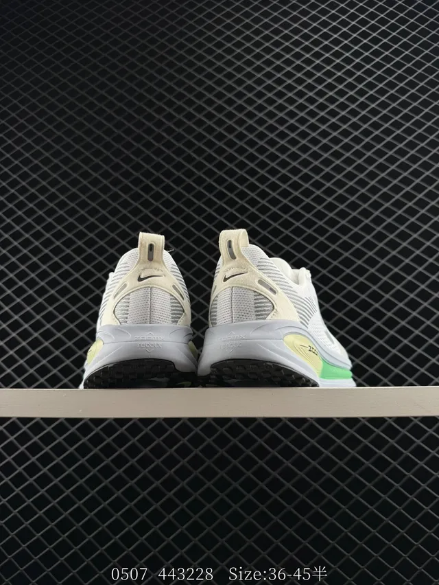 Nike ZoomX Off-White and Green Gradient Midsole Running Shoes 3