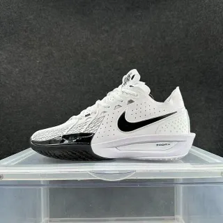 Nike ZoomX White and Black Perforated Running Shoes