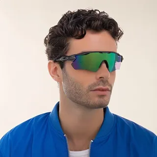 Oakley 黑色 多彩 环绕护目镜片 彩虹色 太阳镜 8