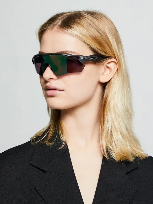 Oakley 黑色 多彩 环绕护目镜片 彩虹色 太阳镜 9