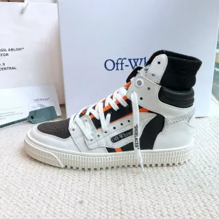 Off-White কালো হাই-টপ সক-কলার লাইফস্টাইল স্নিকার