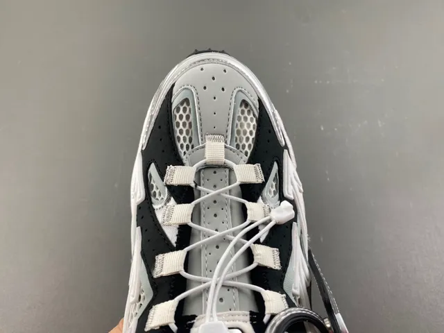 Off-White 黑 多材质 厚底运动鞋 5