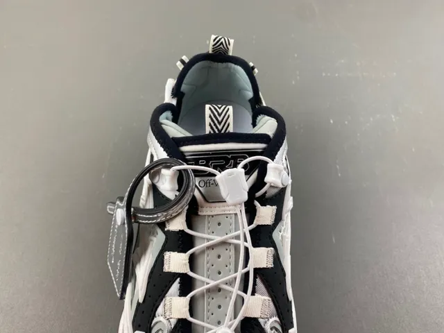 Off-White 黑 多材质 厚底运动鞋 6
