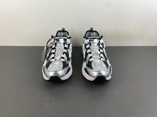 Off-White 黑 多材质 厚底运动鞋 11
