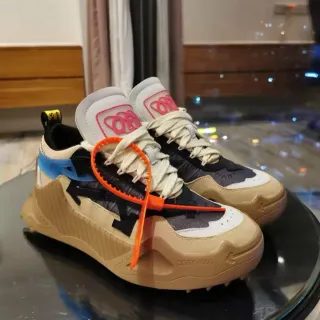 Off-White DDSY-1000 Beige Black Pink Orange Chunky Sneakers