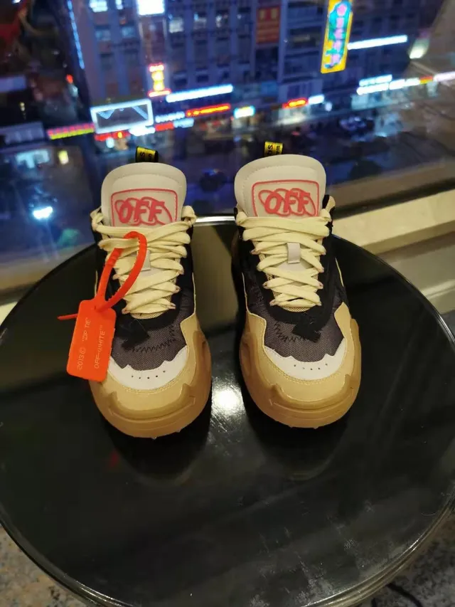 Off-White DDSY-1000 beige noir rose orange baskets épaisses 5