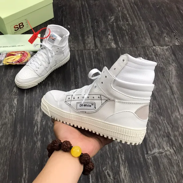 Off-White tênis high-top Industrial-Label lifestyle 4