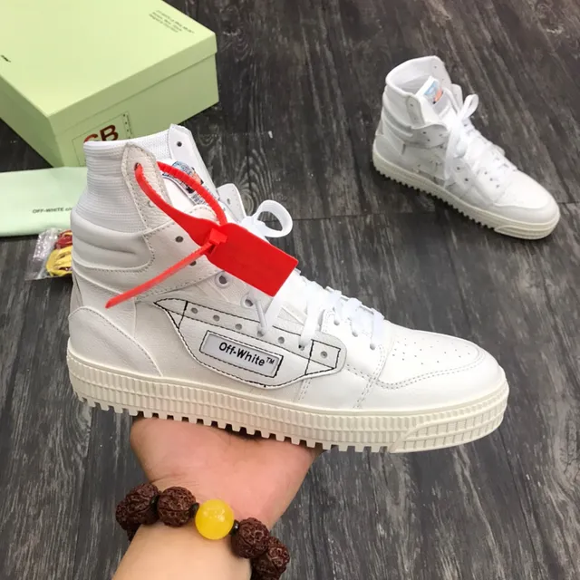 Off-White tênis high-top Industrial-Label lifestyle 5