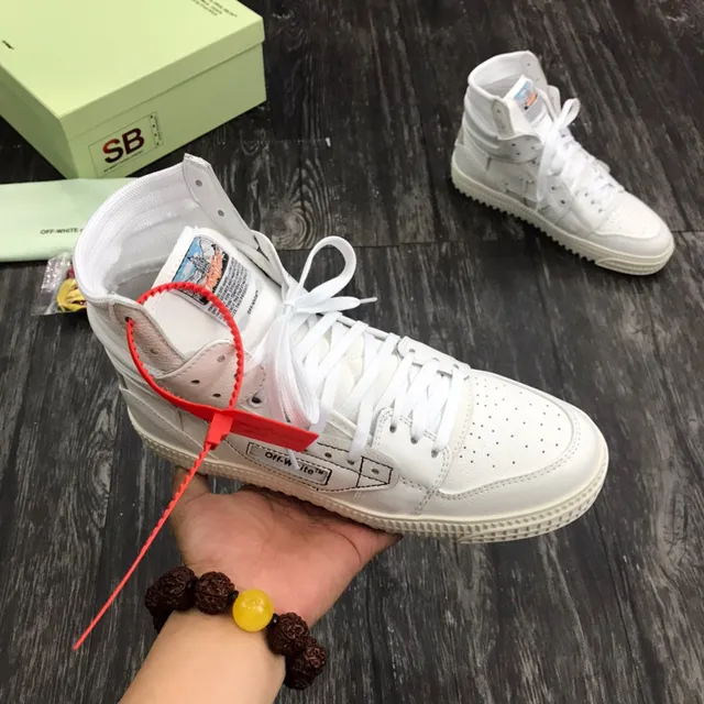 Off-White tênis high-top Industrial-Label lifestyle 7
