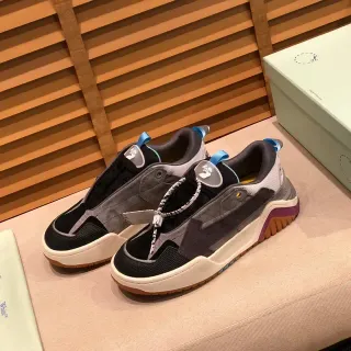 Off-White Runner أحذية رياضية كاجوال أسود رمادي أبيض بنفسجي أزرق