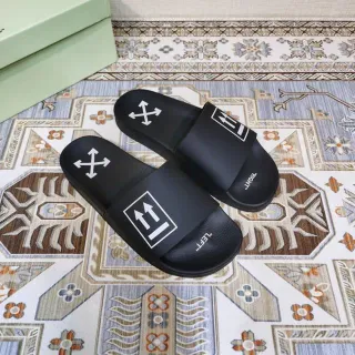 Off-White Slide Black Industrial Graphic Slippers