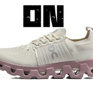 On Zapatillas Lifestyle Beige Pink Upper de Tejido Segmentado CloudTec Midsole
