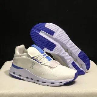On Cloudmonster Off-White और Royal Blue लाइफस्टाइल स्नीकर