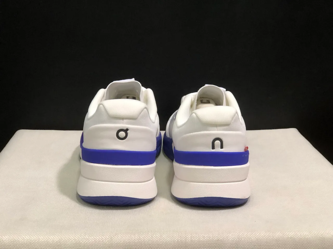 On THE ROGER Pro2 blanc indigo sneakers lifestyle 3