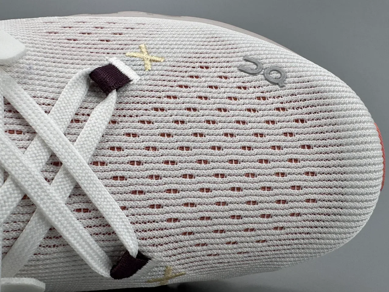 On White Yellow Engineered Knit Upper Segmented CloudTec Midsole Sneakers 6