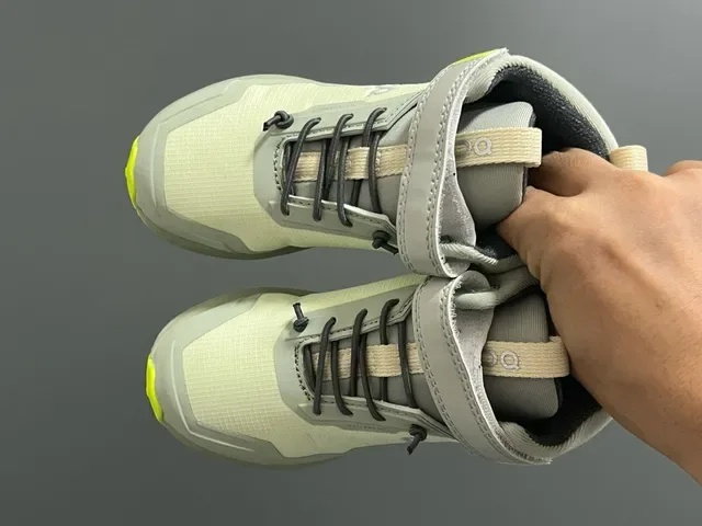 On Jaune Vert Hautes Fermeture Double Sangle+Lacet Chaussures Lifestyle 5