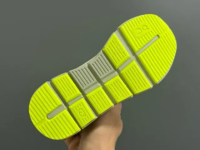 On Jaune Vert Hautes Fermeture Double Sangle+Lacet Chaussures Lifestyle 8