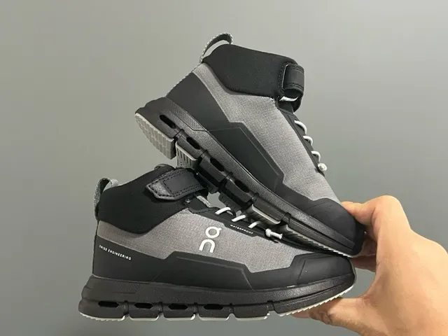 On Jaune Vert Hautes Fermeture Double Sangle+Lacet Chaussures Lifestyle 18