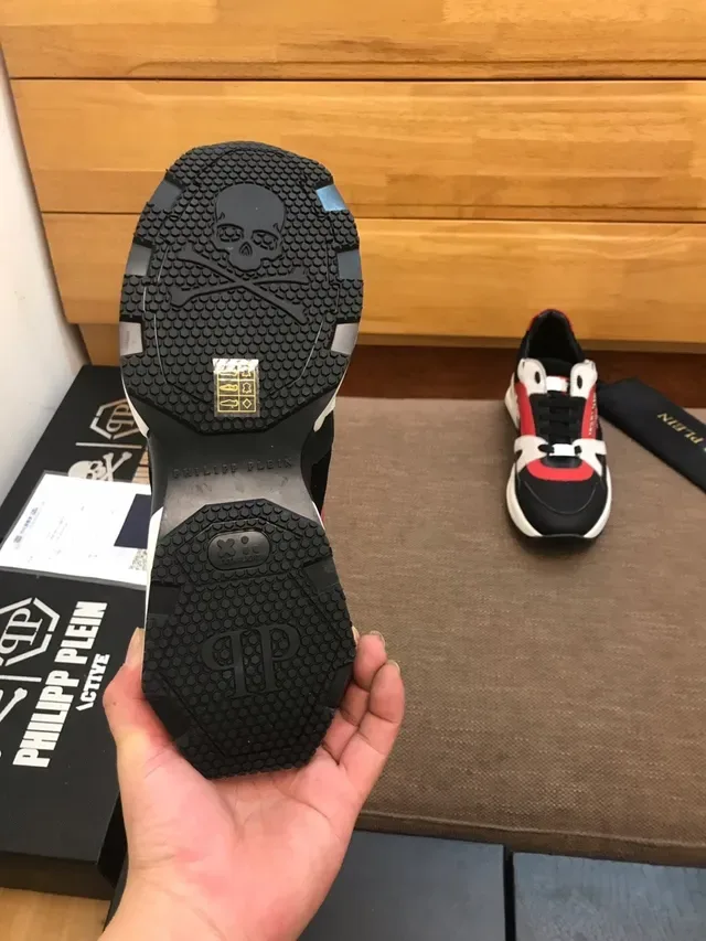 Philipp Plein Bloc de Couleur Superposition Géométrique Lifestyle Sneakers 2