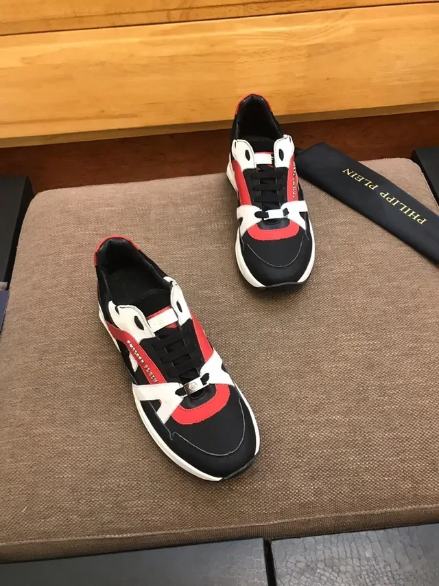 Philipp Plein Bloc de Couleur Superposition Géométrique Lifestyle Sneakers 3