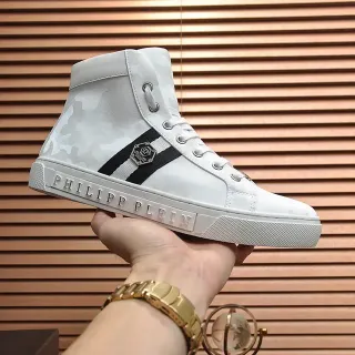 Philipp Plein 高帮迷彩印花生活方式运动鞋