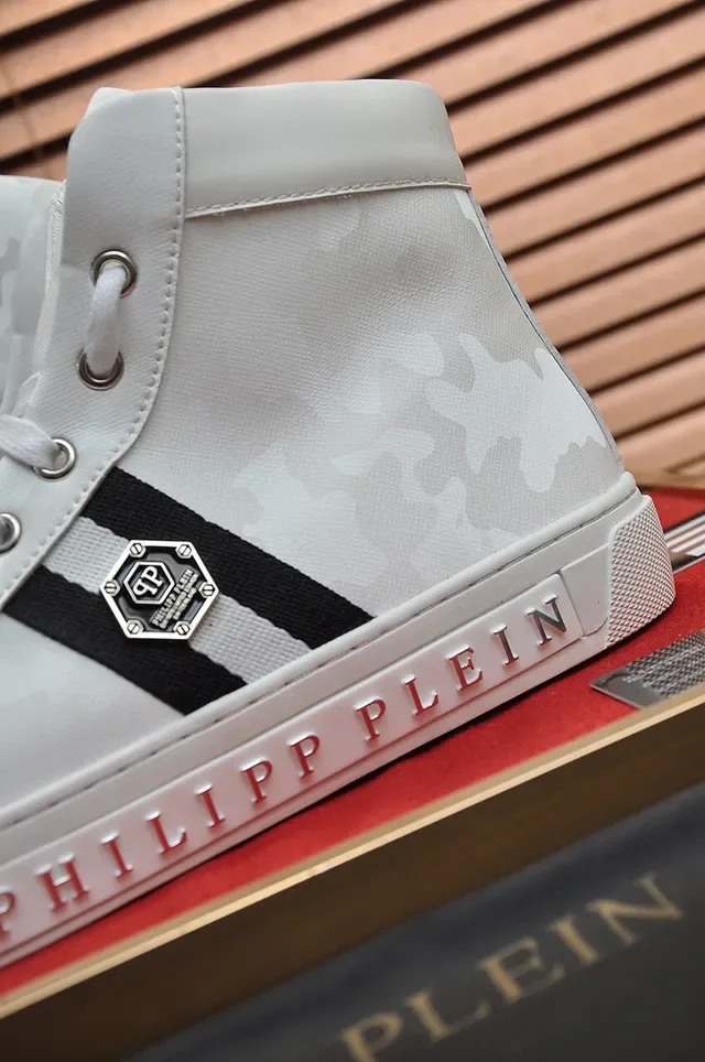 Philipp Plein Tênis Lifestyle com Impressão Camuflagem de Cano Alto 2
