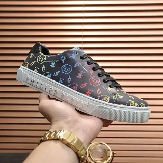 Philipp Plein Logo Print Multicolor Lifestyle Sneakers