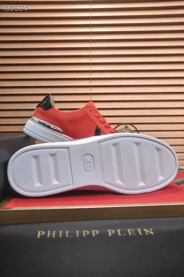 Philipp Plein PP Logo Sneakers Lifestyle Rouge 2