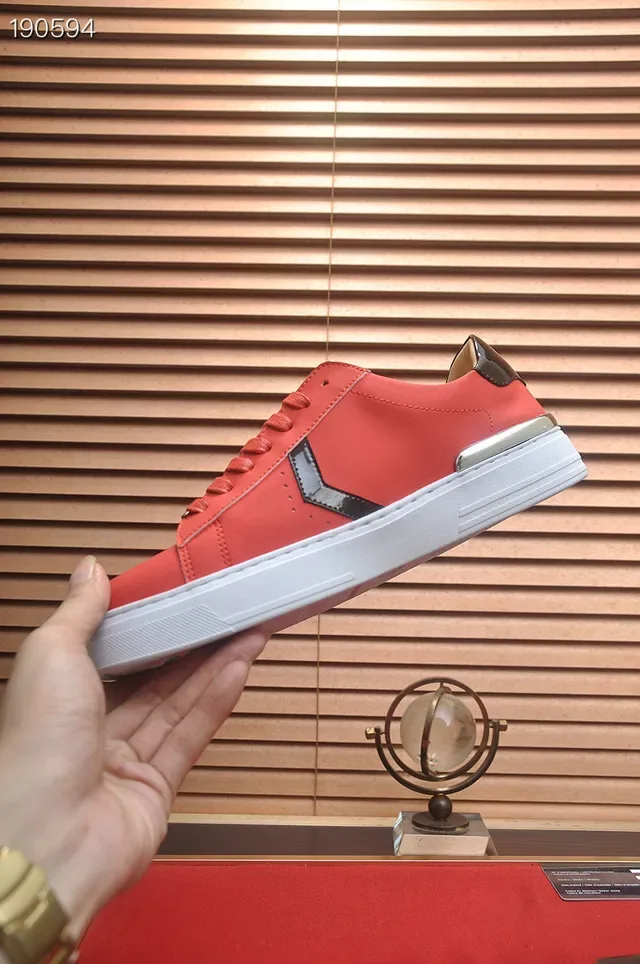 Philipp Plein PP Logo Sneakers Lifestyle Rouge 6