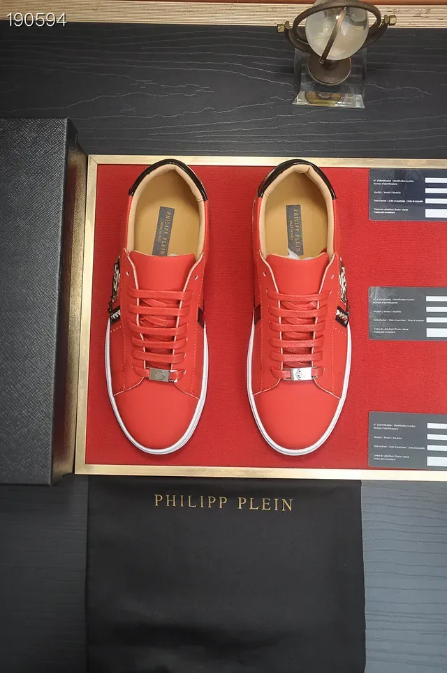 Philipp Plein PP Logo Sneakers Lifestyle Rouge 8